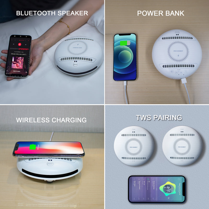 ROCKUBOT Smart Bed Cleaning Robot UVC Sterilizing Music Playing